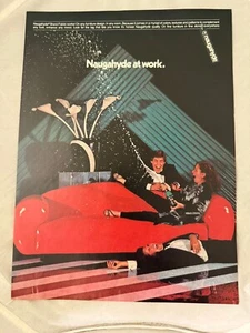 Naugahyde At Work Print Ad fabric furniture design vintage Advertising - Picture 1 of 1