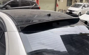 Alerón de techo trasero B para Mitsubishi Lancer EVO 2008-2017 negro brillante sedán - Imagen 1 de 5