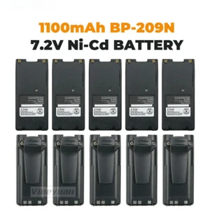 10 sztuk BP-209 7.2V 1100mAh Akumulator do ICOM IC-A6 IC-A24 IC-V8 IC-V82 IC-U82 - Zdjęcie 1 z 12