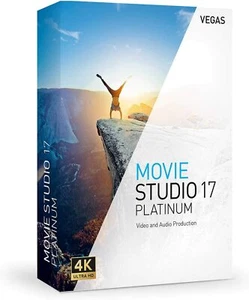 VEGAS Movie Studio 17 Platinum Editing Software (Free Postage) - Picture 1 of 3