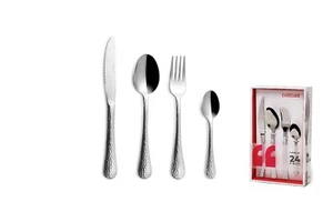 Comas Tafelbesteck Besteckset Essbesteck Menübesteck Besteck Comas Luna 24 Stück - Bild 1 von 4