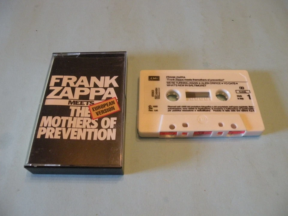 musicassetta FRANK ZAPPA - MEETS THE MOTHERS OF PREVENTION - EMI 64 2404924 - Immagine 1 di 1
