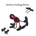 Archery Crossbow Rope Cocking Device Double Handle Aid Strings Cocking Hunting 