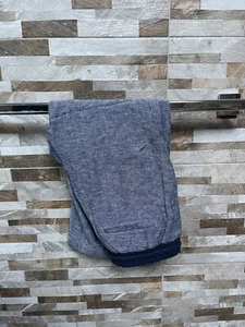 Susina cropped slim linen pants with elastic waist and drawstrings Sz SP - Picture 1 of 9