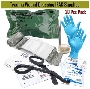 Emergency Preparedness: 20-Pack Israeli Trauma Bandage Dressing - First Aid - Picture 1 of 3