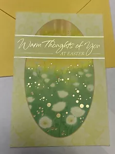 Happy Easter Warm Thoughts Of You At Easter 5”x7” Hallmark Greeting Card - Picture 1 of 10