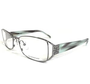 Givenchy Eyeglasses Frames VGV266 COL.0A86 Green Horn Silver Square 54-17-130 - Picture 1 of 12