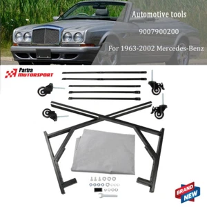 For Mercedes-Benz Hard Top Stand Trolley Cart Rack & Hardtop Dust Cover - Picture 1 of 9