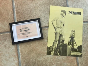 The Smiths Meat Is Murder Original Tour Programme 85+Framed ticket (photo Copy) - Picture 1 of 18