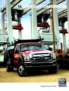 2014 FORD SUPER DUTY CHASSIS—F350 F450 F550—26 PAGE DEALER SALES BROCHURE—XLNT - Foto 1 di 1