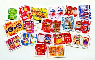 1:24 Half inch Scale 18 DIY Dollhouse Miniature Assorted Boxes # 5 - Image 1 of 2