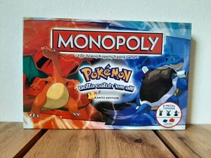 Monopoly Pokemon Kanto Edition Pokémon Pikachu Evoli Glurak Glumanda Englisch - Bild 1 von 16