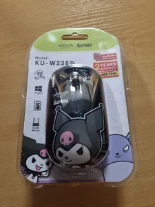 Sanrio Character Kuromi Bluetooth Mouse Black New Sealed Antitech Usb - Picture 1 of 4