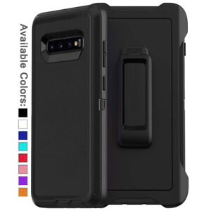 For Galaxy S10 + Plus S10e Case Cover Shockproof Series Fits Defender Belt Clip
