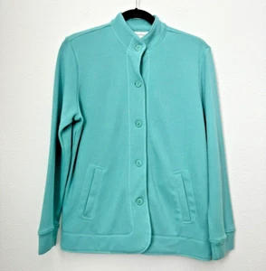 Cardigan maglione donna Draper's & Damon's maglia turchese bottoni davanti medio - Foto 1 di 12
