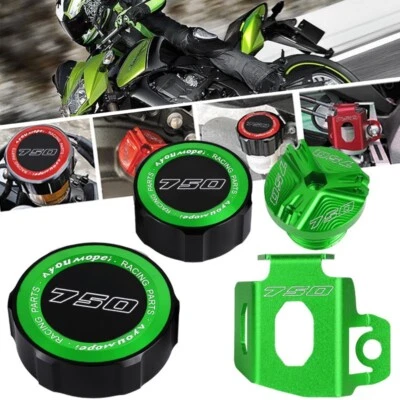Brake Fluid Cylinder Master Reservoir Cover Oil Filler Cap For KAWASAKI Z750 - Image 1 of 4