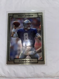 Troy Aikman 1990 Action Packed Hi Pro Gold Foil Card #51