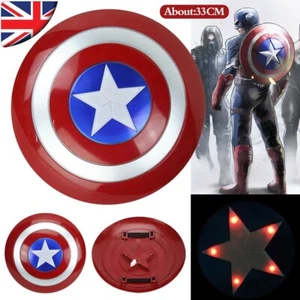 Avengers Capitan America Scudo con Luce LED Giocattolo da Collezione per Bambini Cosplay CALDO - Foto 1 di 11