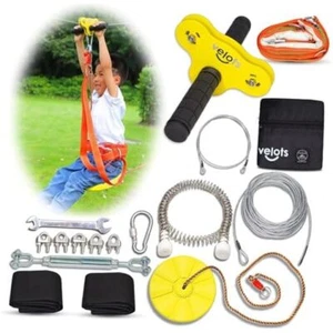 Ziplines Kits for Backyard, 230FT 200FT 180FT 160FT 140FT 120FT 105FT 90FT - Picture 1 of 7