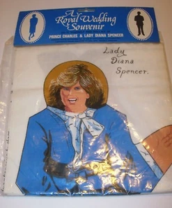 BOTH PRINCE CHARLES & LADY PRINCESS DIANA SPENCER Doll MAKING KIT SEWING FABRIC - Picture 1 of 3