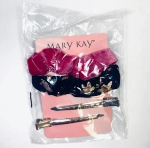 Mary Kay Set enthält 2 Stretch-Haarknirschen & 2 Haarspangen Neu in Verpackung - Bild 1 von 1