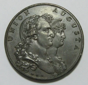 ZALDI2010 - MEDALLA CARLOS IV EVITANDO EL FRAUDE 1801 . 26,1 gramos/40 mm - Photo 1 sur 3