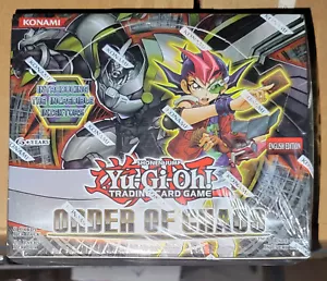 CAJA DE REFUERZO YUGIOH EUROPEA ILIMITADA ORDEN DEL CAOS (ORCOS) (SELLADA DE FÁBRICA/NUEVA) - Imagen 1 de 3