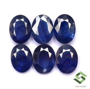 8x6 mm Natural Blue Sapphire Oval Cut Lot 01 Pcs Only Price Per Pcs Gemstones - Picture 1 of 6
