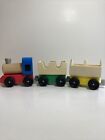 Melissa & Doug Farm Train Wooden Wood Train Toy Set Accessories #4545