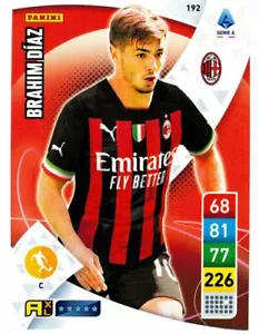 PANINI ADRENALYN XL CALCIATORI 2022-2023 CARD N. 192 BRAHIM DIAZ (MILAN) - Picture 1 of 2