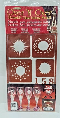 Plantilla grabada sobre N sobre Armour Products, números inversos Foto 1 de 4