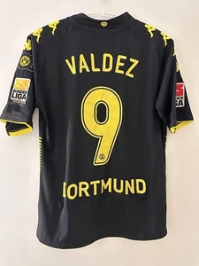 Borussia Dortmund BVB Matchworn Trikot Bundesliga Auswärts 2009/2010 Valdez Kappa - Bild 1 von 10