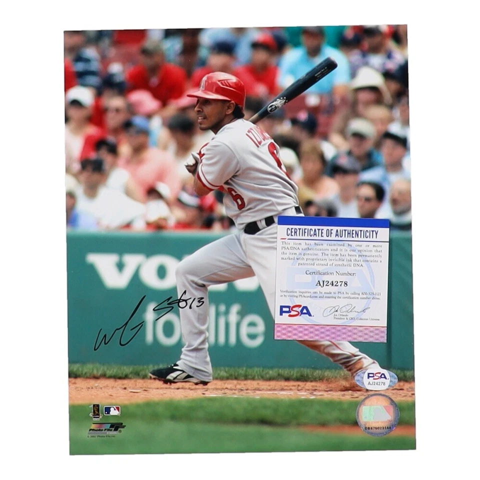 Maicer Izturis Autographed Los Angeles Angels 8x10 PSA DNA COA! - Image 1 of 1
