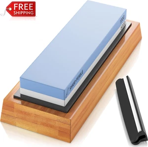 Sharp Pebble Premium Whetstone Knife Sharpening Stone 2 Side Grit 1000/6000 Wate - Picture 1 of 12