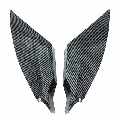 Carbon Fiber Fuel Gas Tank Side Trim Cover Fairing For Yamaha YZF R6 2017-2020 Foto 1 de 4