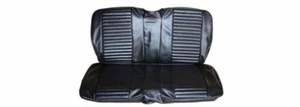 1969 Plymouth Barracuda Fastback Rear Seat Cover Set in BLACK - Base Trim Style - Picture 1 of 1