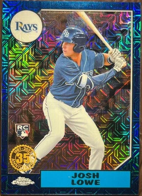Josh Lowe 2022 Topps #T87C2-74 Silver Pack Series 2 Blue Mojo Refractor /150 - Image 1 of 2