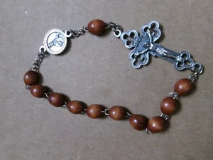 Herz Jesu Rosenkranz aus Holzperlen - Bild 1 von 4