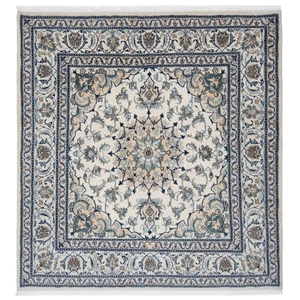 Nain 205 x 198 cm hand knotted Persian carpet Oriental wool carpet rug beige - Picture 1 of 11