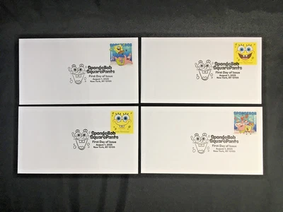 Set Of Four SpongeBob SquarePants First Day Covers - Unopened - #487216 - Image 1 of 4