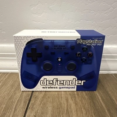 Retro Fighters Defender Wireless Gamepad Controller Blau PS1 - PS2 - PS3 - Bild 1 von 4