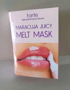 NEU Tarte Maracuja saftig schmelzende Maske Lippenbehandlung in Glasur 0,0169 Unzen Mini-Größe - Bild 1 von 3