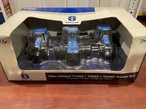 1/64 New Holland T7060-T9060-T8050 Tractor Set, Ertl 13716 - Picture 1 of 1