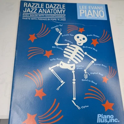 Razzle Dazzle Jazz Anatomy Piano Sheet Music Book Lee Evans Easy Solos Duets F2 - Image 1 of 4