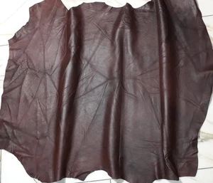 LEDER TIP 40051-UC, Lederreste, 1 Lederhaut 0,6mm, schokobraun nappa - Picture 1 of 2