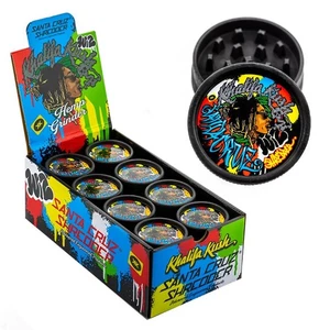 2.125" Santa Cruz Shredder x Wiz Khalifa Medium 2 Piece Hemp Grinder - NEW - Picture 1 of 2