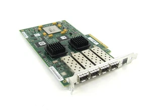 Netapp 111-00415+A0 Logic Quad Port 4Gb PCIe Fbre HBA w/ SFP vt - Picture 1 of 5