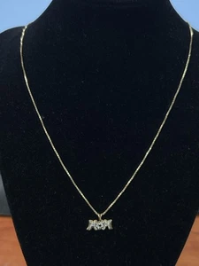 18" Necklace 10K Yellow Gold 3.25g W/MOM pendant (QUC026022) - Bild 1 von 2