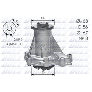 Wasserpumpe Kühlmittelpumpe für Mercedes T1 601 602 B601 B602 V-Klasse | 68574 - Bild 1 von 1