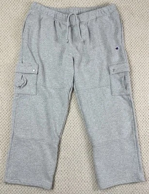 Pantalones deportivos Champion para hombre 2XL gris tejido inverso peso pesado carga holgados pierna ancha Foto 1 de 4